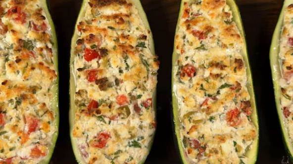 Grčki recept za punjene tikvice s feta sirom