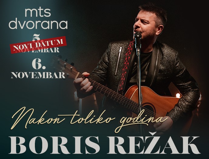 Boris Režak u mts Dvorani 06.11.