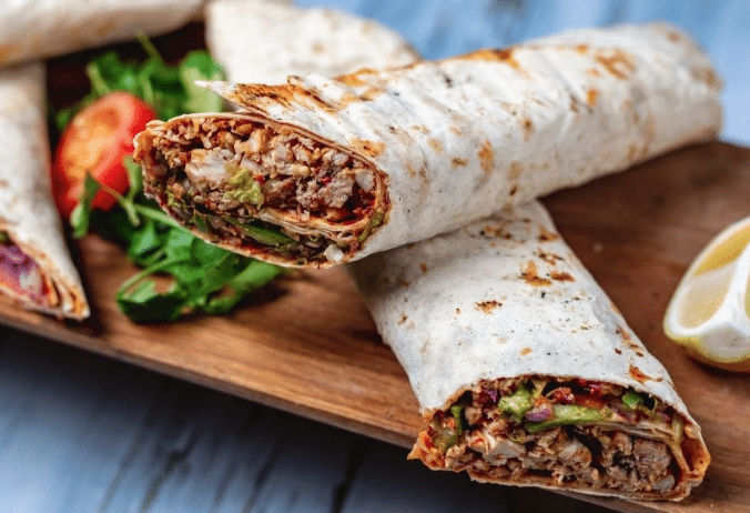 Recept za burito s mljevenim mesom