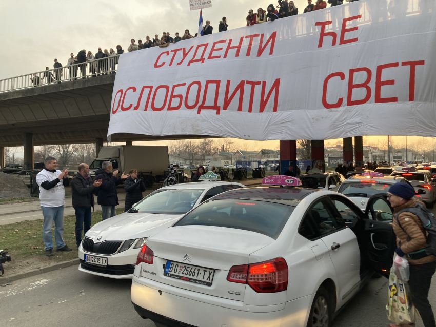 Studenti će osloboditi prosvjed studenta Svjetskog taksista