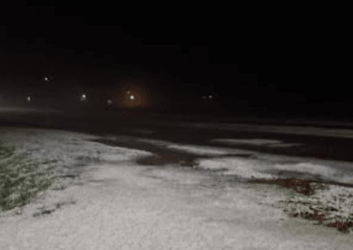 Nevrijeme praćeno ledom pogodilo je večeras Novi Grad