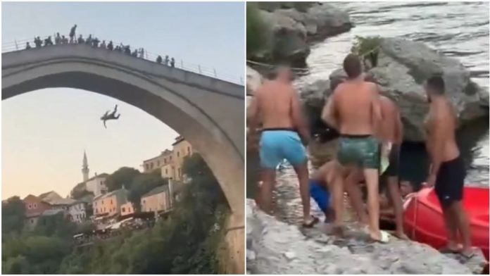 Neutricijske scene: Turist je skočio sa starog mosta, Mostari ga