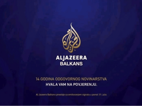 Al Jazeera Balkans večeras prestaje s emitiranjem
