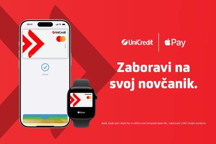 UniCredit u BiH uvodi Apple Pay za svoje klijente -