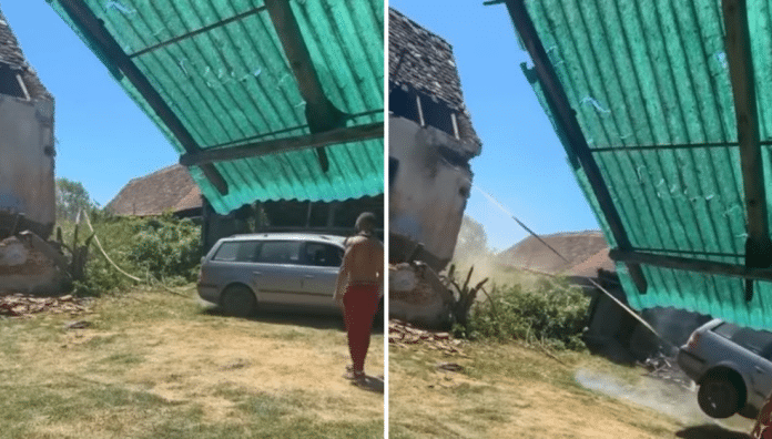 Čovjek je Passat pokušao srušiti kuću - nasmijao se cijeli