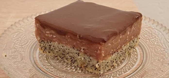 Torta s makom i duplom kremom - glazura bez čokolade