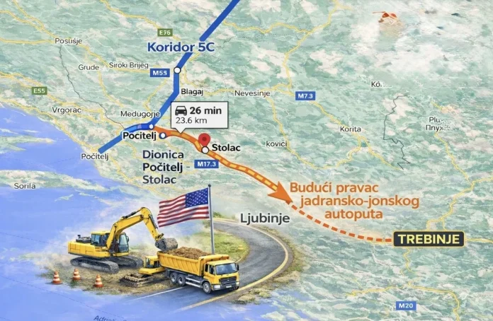 Jadransko-jonski auto-put u BiH ulazi u fazu realizacije: Počitelj–Stolac prva
