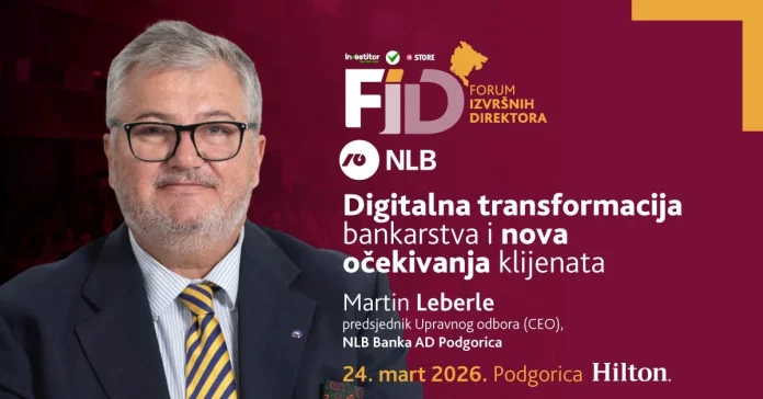 Martin Leberle (NLB banka AD Podgorica) govori na FID 2026:
