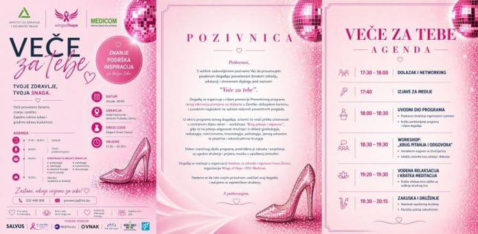 Veče za Tebe – utorak u 17.30 – Hotel Dubrovnik