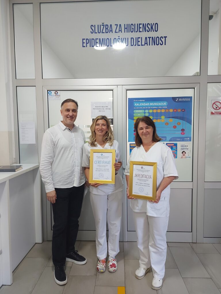 AKTIVNOSTI NA PROJEKTU AKREDITACIJE I CERTIFIKACIJE U JU DOM ZDRAVLJA ZENICA | DOM ZDRAVLJA ZENICA