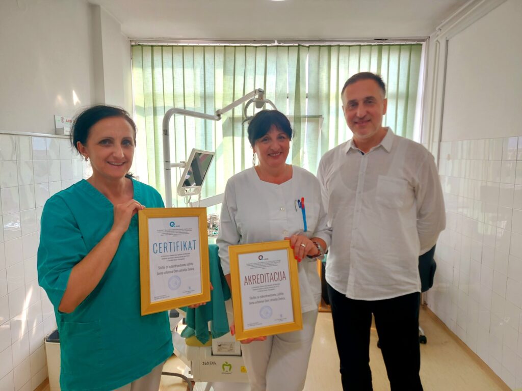 AKTIVNOSTI NA PROJEKTU AKREDITACIJE I CERTIFIKACIJE U JU DOM ZDRAVLJA ZENICA | DOM ZDRAVLJA ZENICA