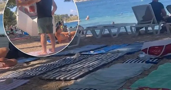 Ogorčen prizorom s plaže u Makarskoj: 'Ujutro treba 10 mjesta,