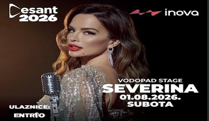 Severina pred nastup na Desant Festivalu u Jajcu, u subotu