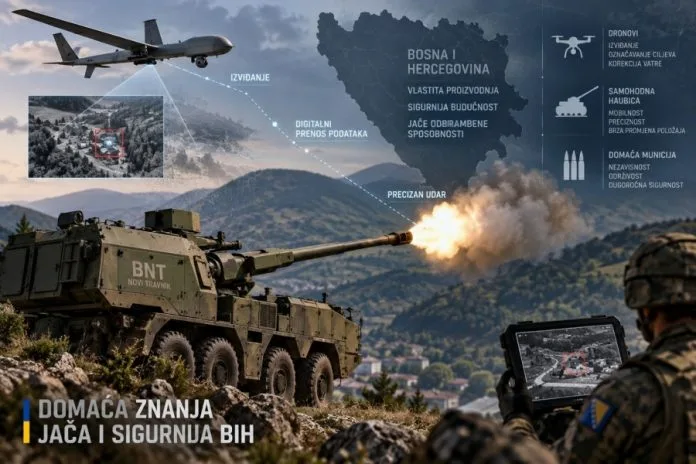 Samohodna haubica BNT: Razvoj povezan s dronovima